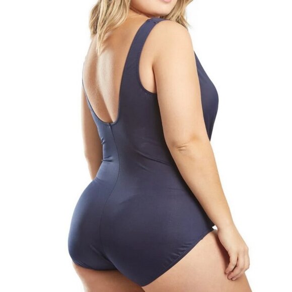 Miraclesuit Illusionists Palma One Piece Swimsuit Midnight Blue - Picture 11 of 11
